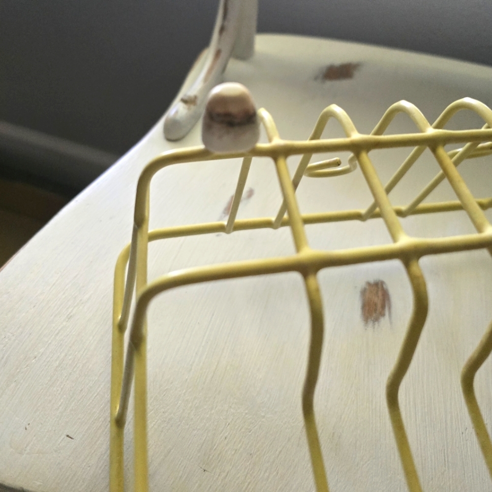 Vintage Rubber Coated Wire Dish Rack - Picture 4 of 8